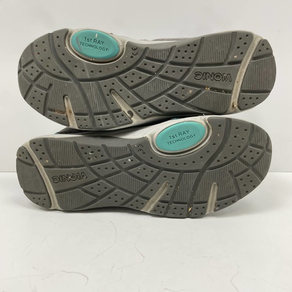 Vionic Cypress Gray & Teal Water Resistant Outdoor Trail Hiking Shoes - Picture 10 of 10